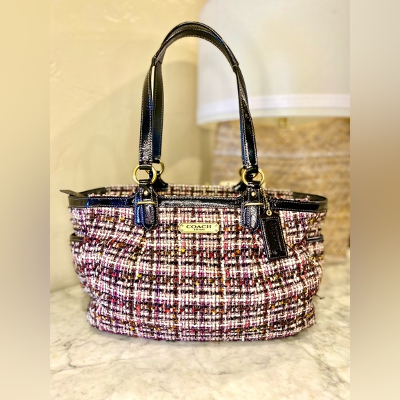 COACH Galaxy Tweed Gallery Tote H1221-F20025 - Picture 2 of 12